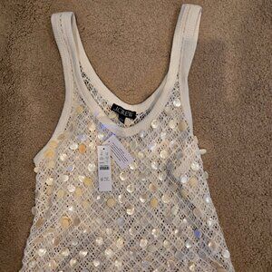 J.Crew NWT Sequin Palette Tank Top L